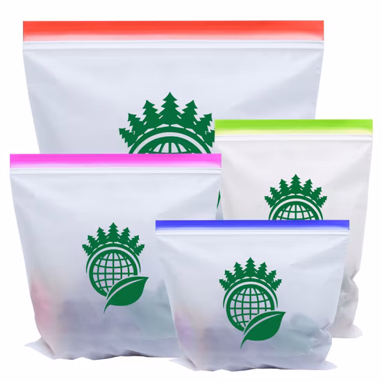 Yurui PLA Pbat Almidón de maíz Ecológico Cremallera impresa personalizada Embalaje Ziplock Bolsa para refrigerios Envasado de alimentos Bolsa biodegradable compostable
